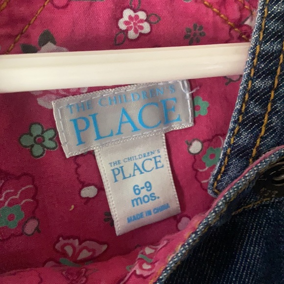 Children’s Place Denim Skirted Overall, Size 6-9 months - Picture 9 of 9